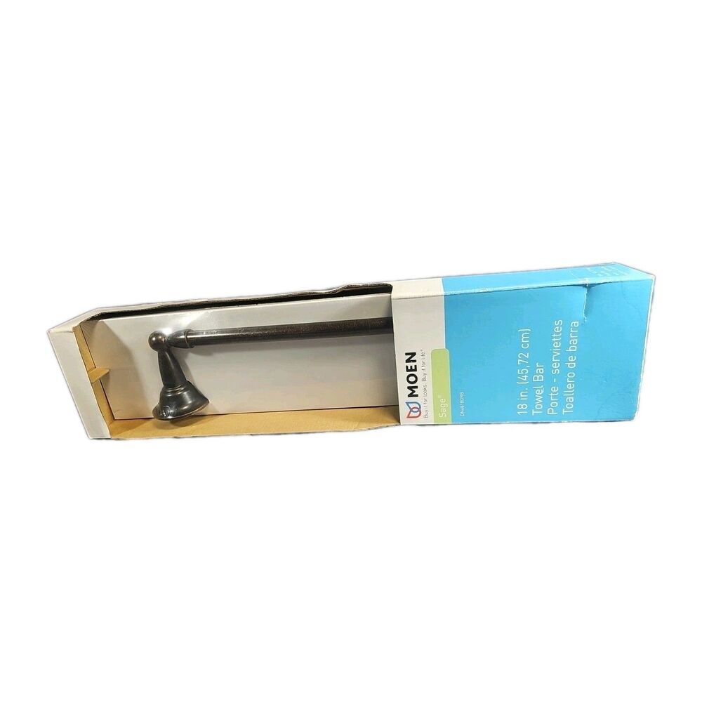 Moen DN68180RB Sage  Bathroom 18" Towel Bar In Oil Rubbed Bronze, New!